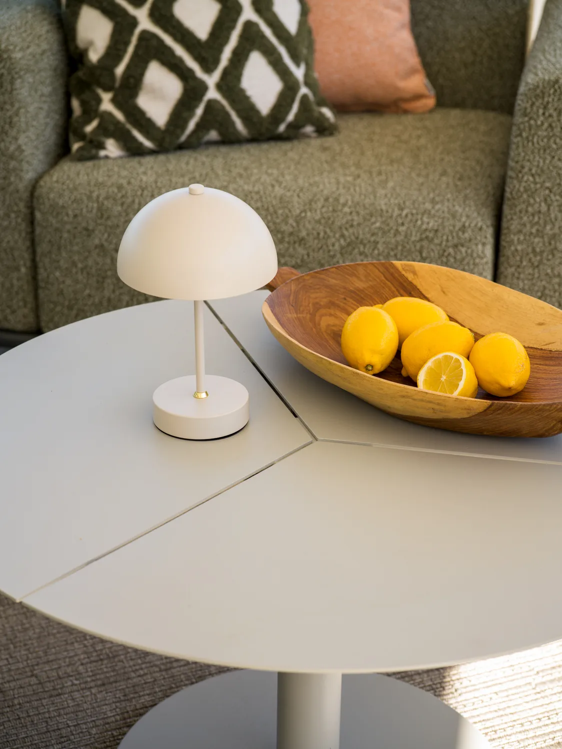 Bolster アームチェア, Anthracite-teddy verde Brafab