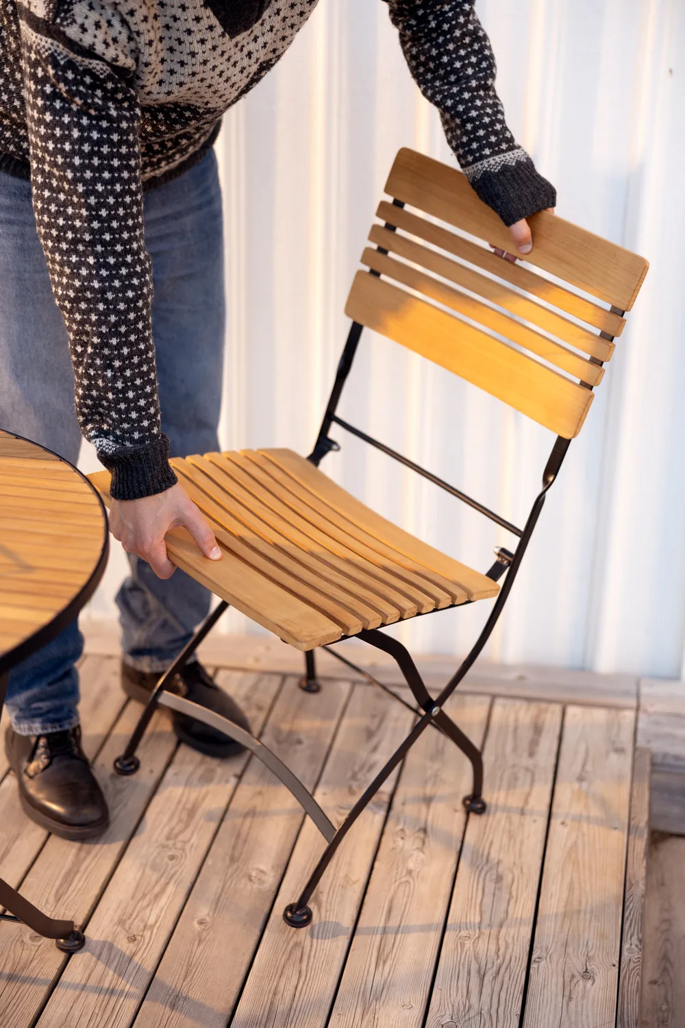 Brewer ダイニングチェア, Black-teak Brafab