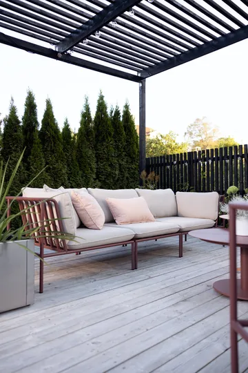 Collier ソファモジュール - Zin red-teddy beige, corner - Brafab