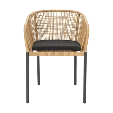 Delta アームチェア - Anthracite-natural - Brafab