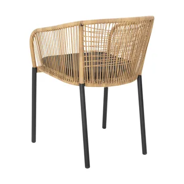 Delta アームチェア - Black-natural - Brafab