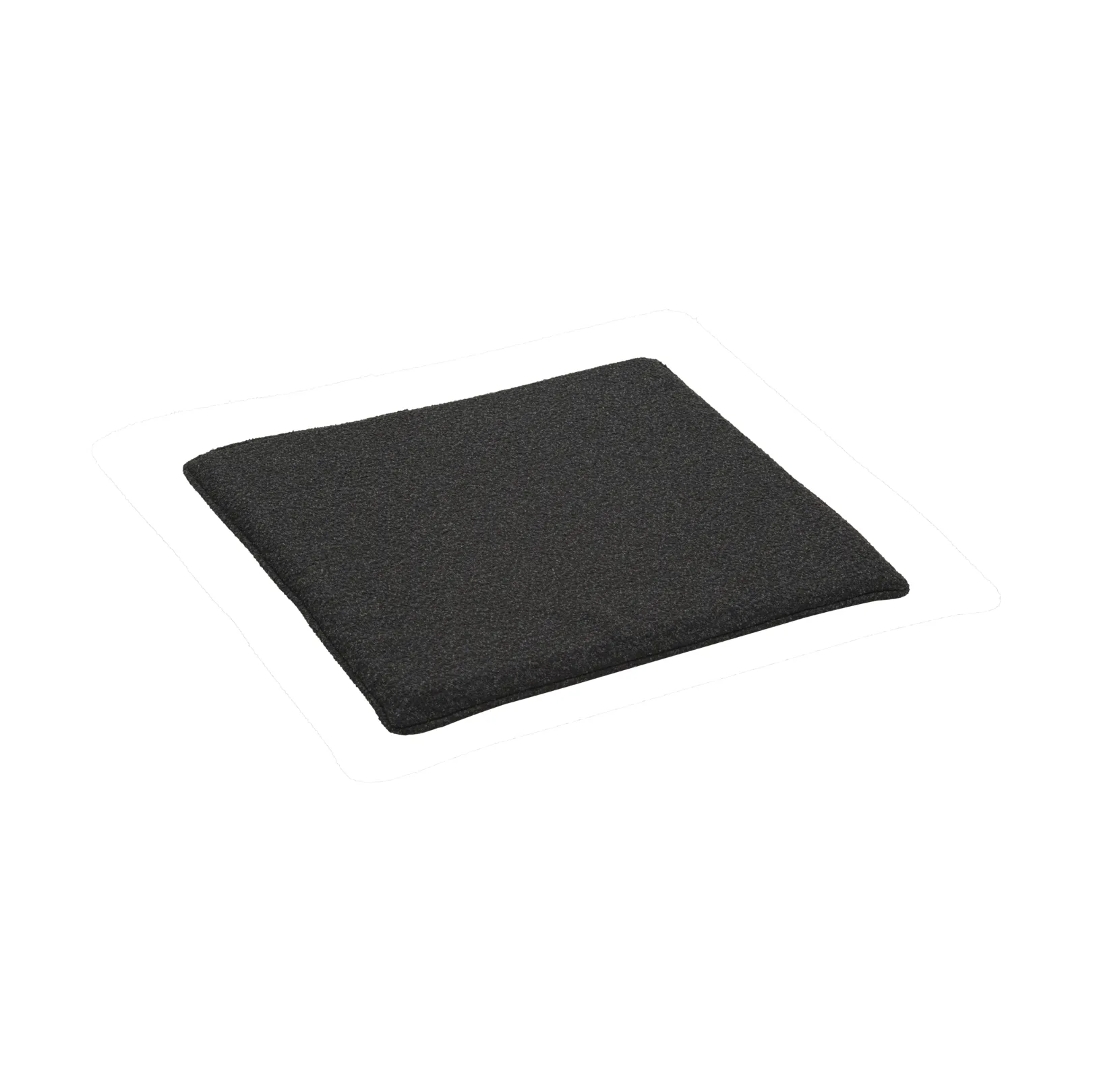 Frisk シートクッション, Teddy black, 37x37 cm Brafab
