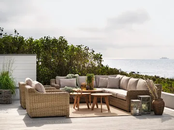 Glendon オットマン - Dark Brown-soft moose - Brafab