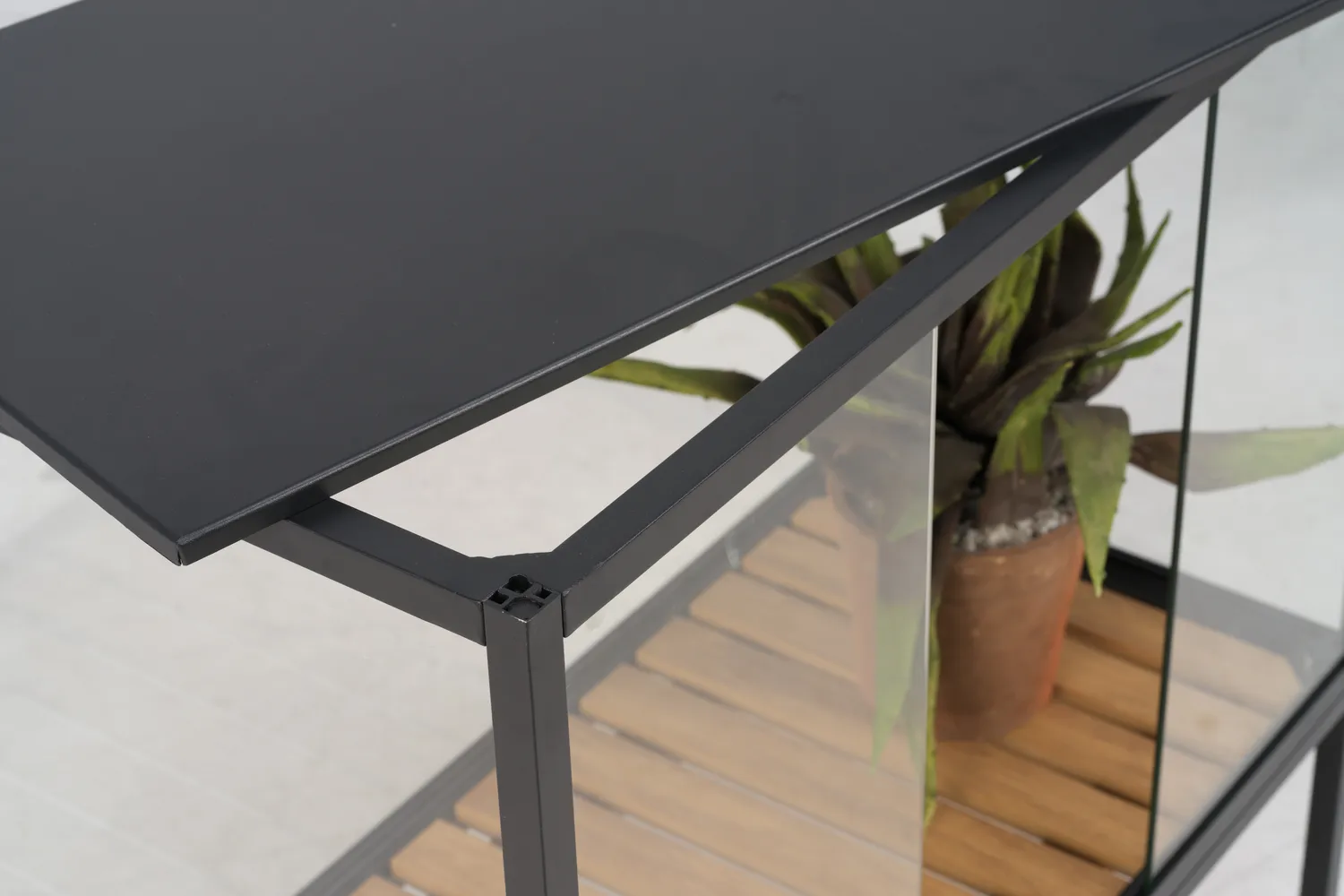 Grower Greens プラントキャビネット, Black, 81x82 cm Brafab