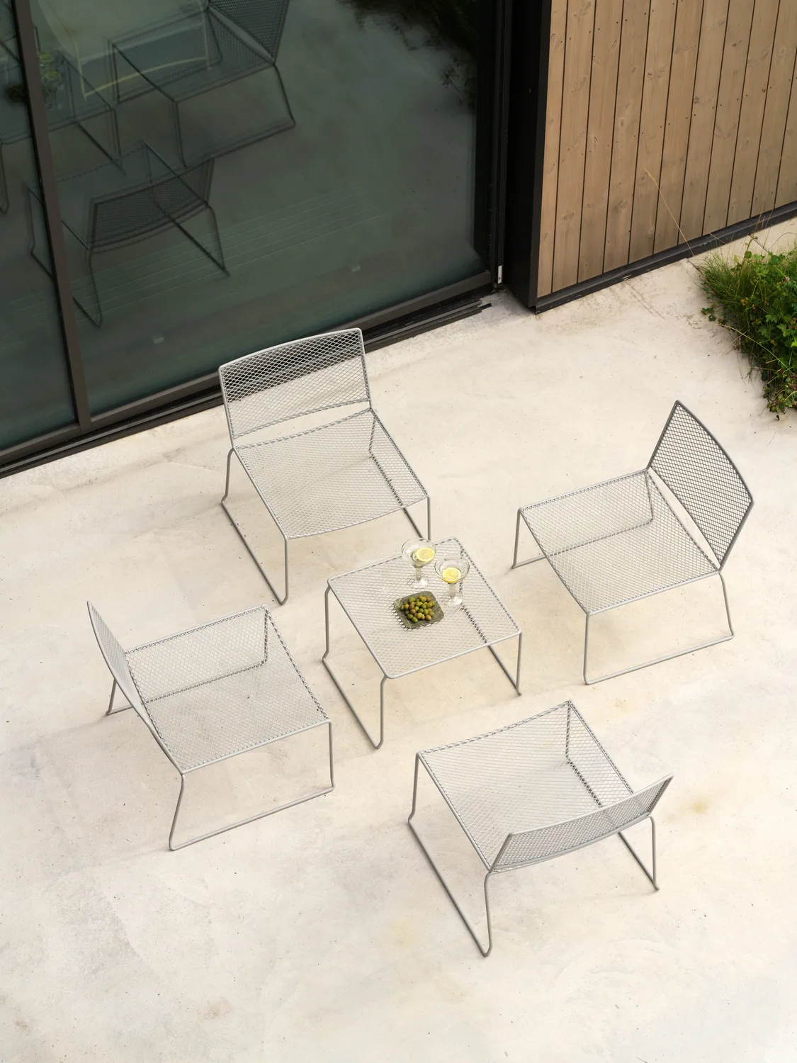 Haru サイドテーブル, Slate grey, 54x54 cm Brafab