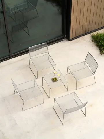 Haru サイドテーブル - Slate grey, 54x54 cm - Brafab