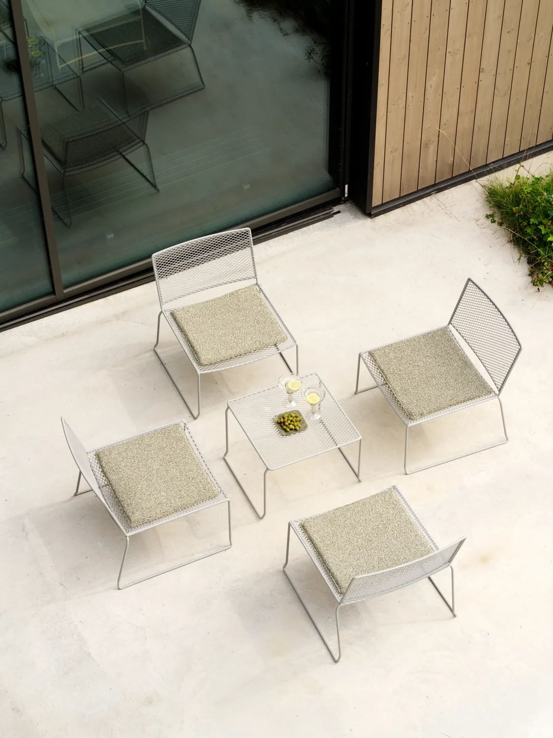 Haru ラウンジアームチェア, Slate grey Brafab