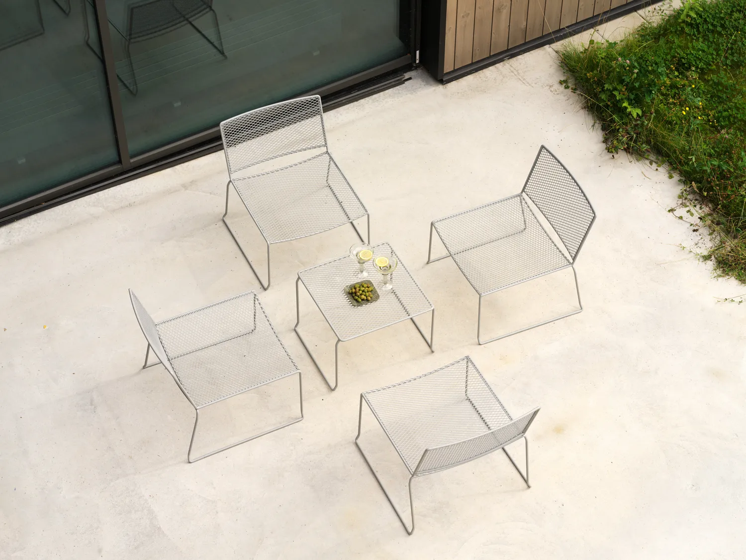 Haru ラウンジアームチェア, Slate grey Brafab