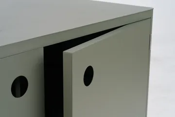 Kelia アウトドアキッチン ベースキャビネット シンク付き - Anthracite, 121x90x64 cm - Brafab