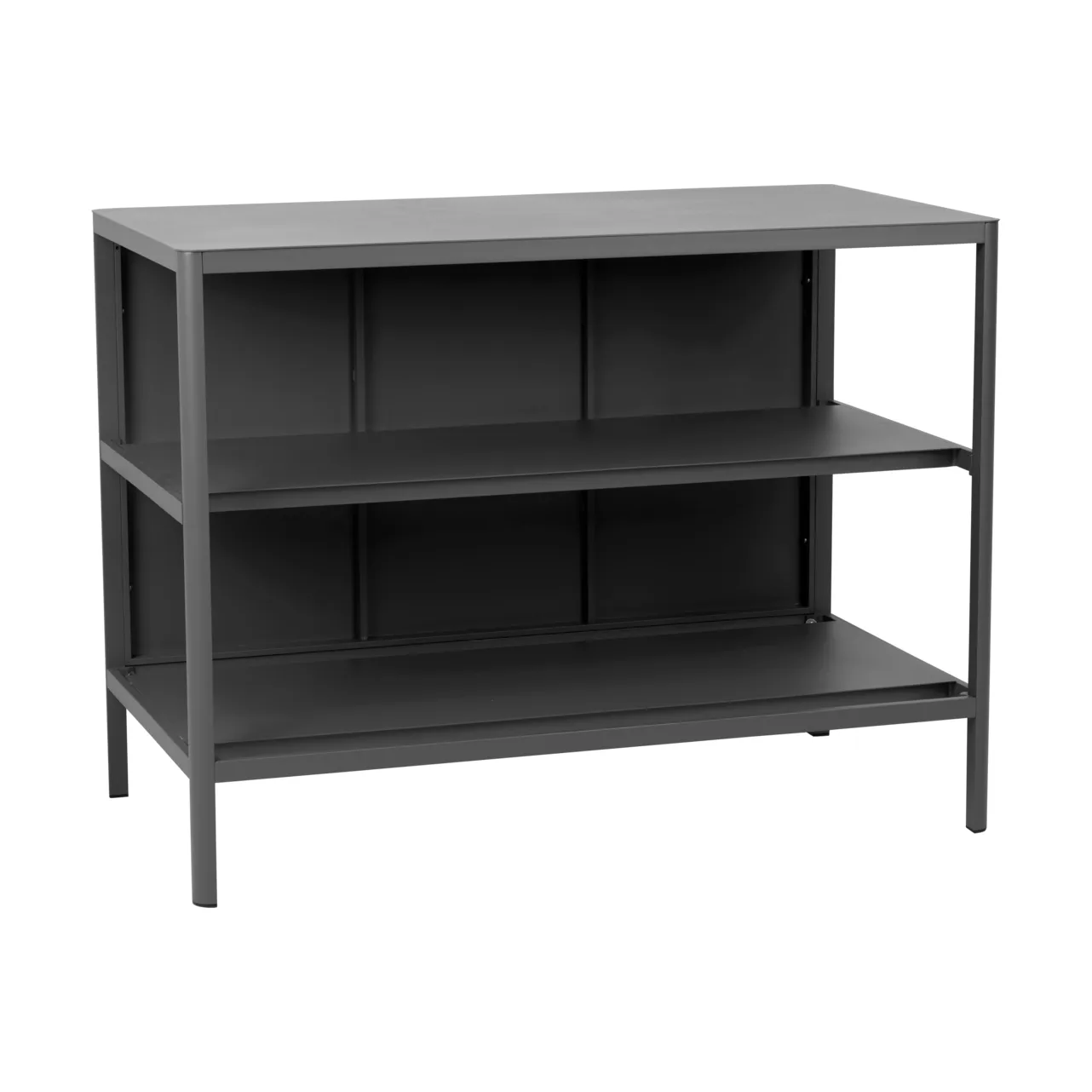 Kelia アウトドアキッチン ベンチ シェルフ付き, Anthracite, 121x91x64 cm Brafab