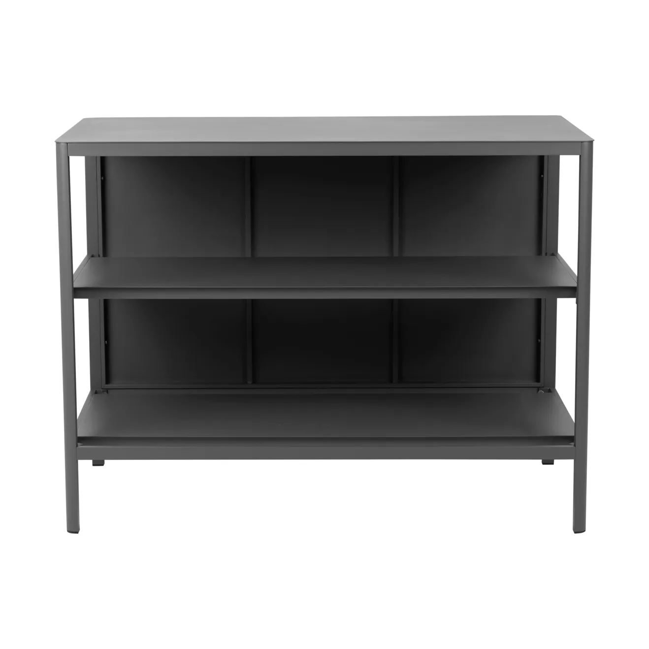 Kelia アウトドアキッチン ベンチ シェルフ付き, Anthracite, 121x91x64 cm Brafab