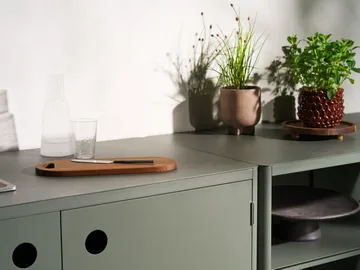 Kelia アウトドアキッチン ベースキャビネット シンク付き - Nordic green, 121x90x64 - Brafab