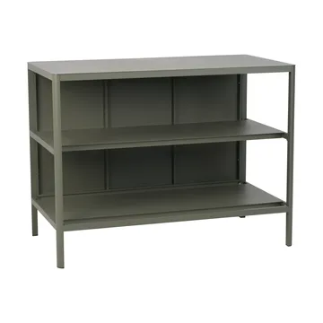 Kelia アウトドアキッチン ベンチ シェルフ付き - Nordic green, 121x91x64 cm - Brafab