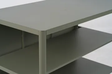 Kelia アウトドアキッチン ベンチ シェルフ付き - Nordic green, 121x91x64 cm - Brafab