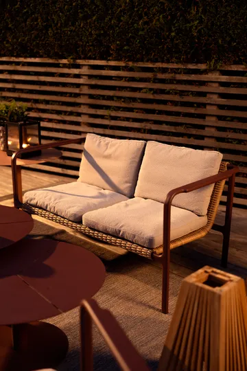 Motty ソファ - Zin red-teddy beige, 2-seater - Brafab