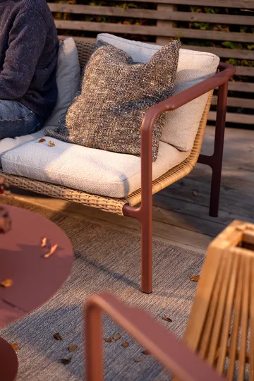 Motty ソファ - Zin red-teddy beige, 2-seater - Brafab