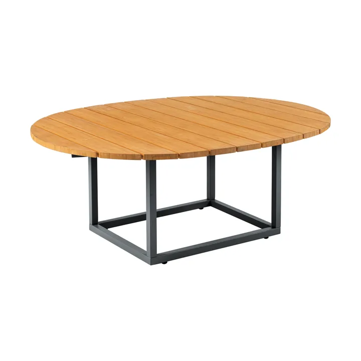 Olive コーヒーテーブル - Anthracite-bamboo, 110x80 cm - Brafab