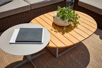 Olive コーヒーテーブル - Khaki-bamboo, 110x80 cm - Brafab