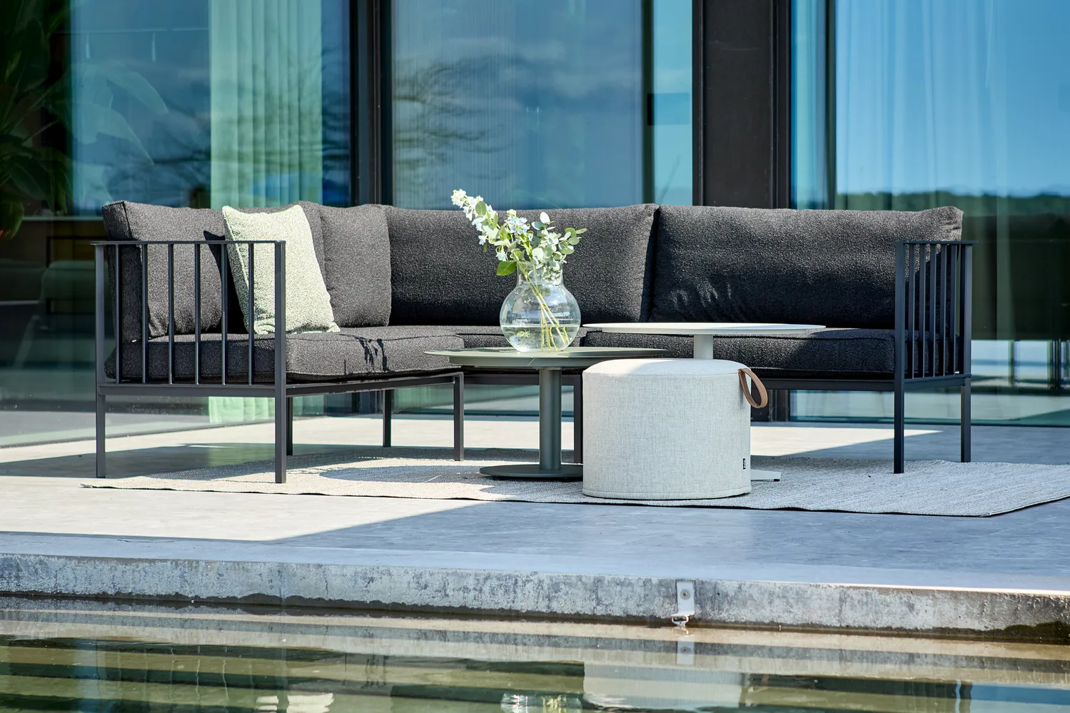 Peace コーヒーテーブル, Nordic green, Ø80x40 cm Brafab