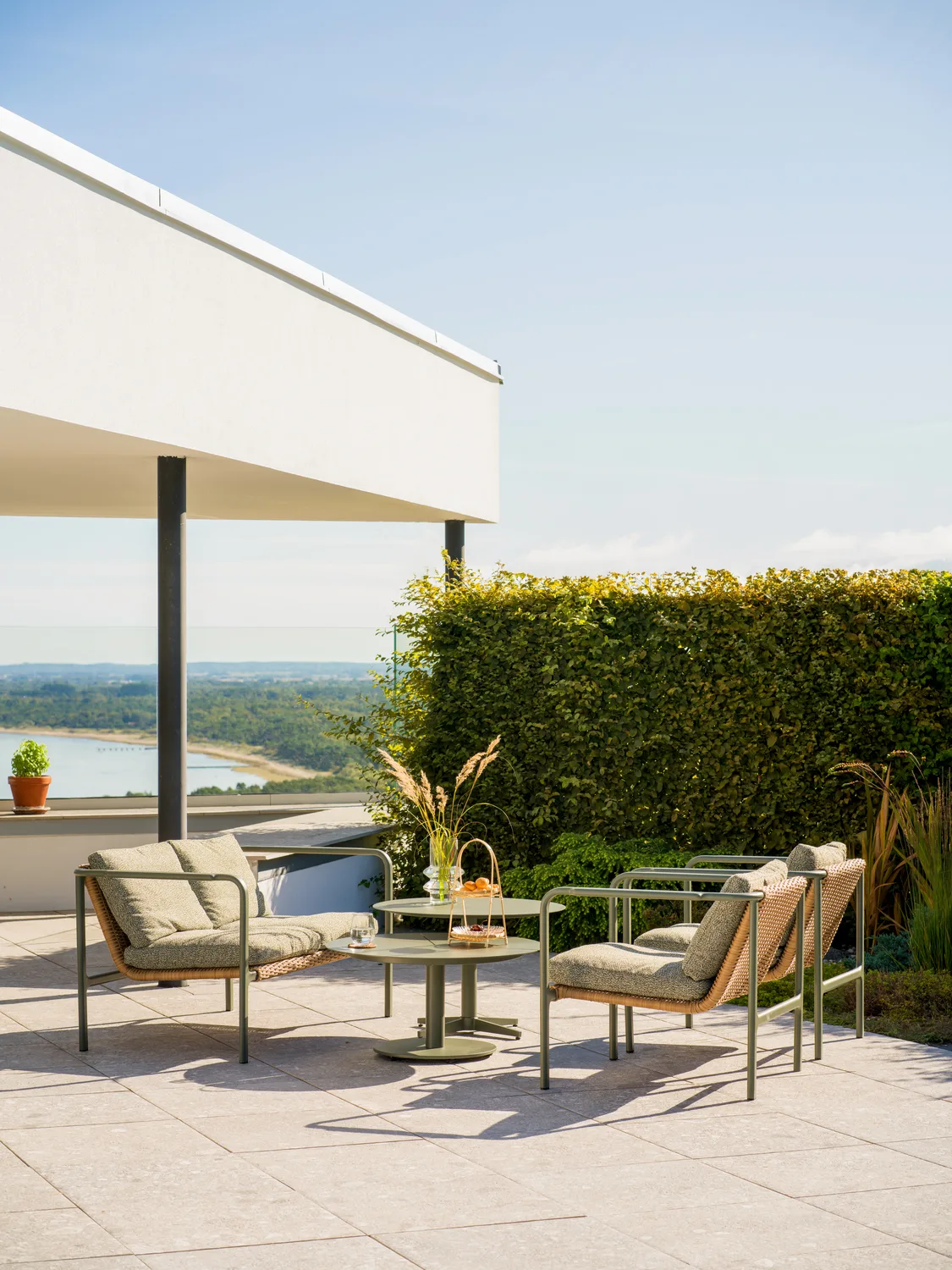 Peace コーヒーテーブル, Nordic green, Ø80x46 cm Brafab