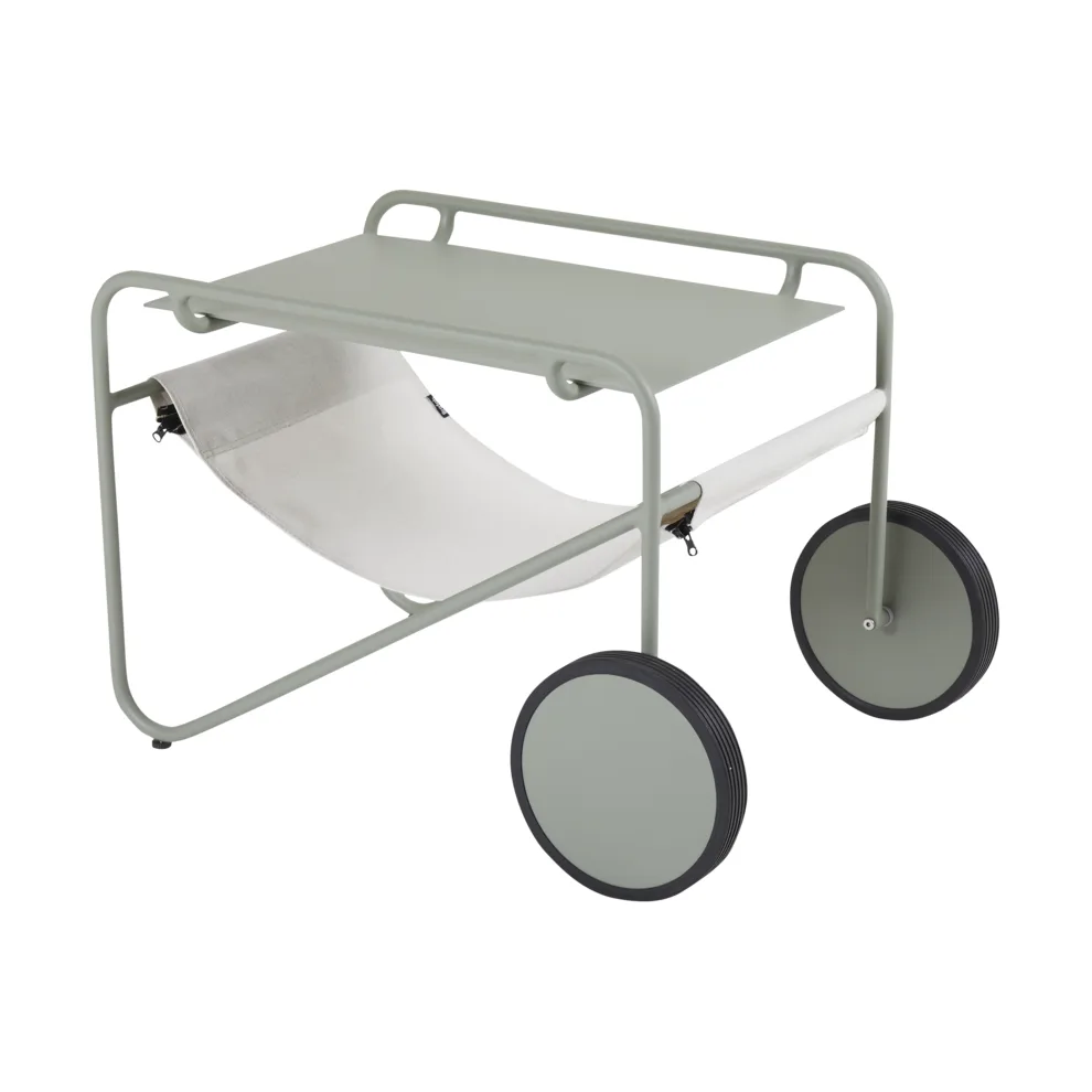 Poul Table サイドテーブル, Dusty green-off white, 72x44 cm Brafab