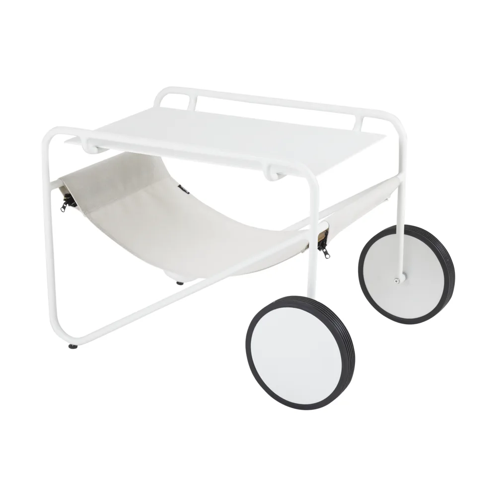 Poul Table サイドテーブル, White-off white, 72x44 cm Brafab