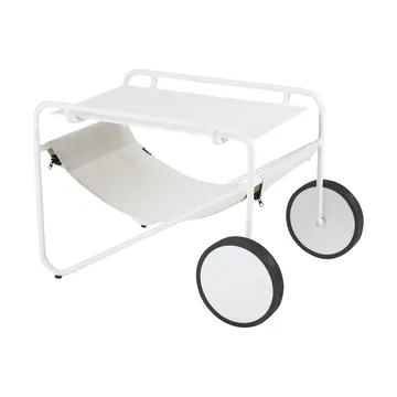 Poul Table サイドテーブル - White-off white, 72x44 cm - Brafab