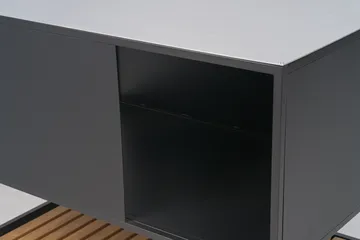 Prep アウトドアキッチン ベースキャビネット 110x90x70 cm - Black - Brafab