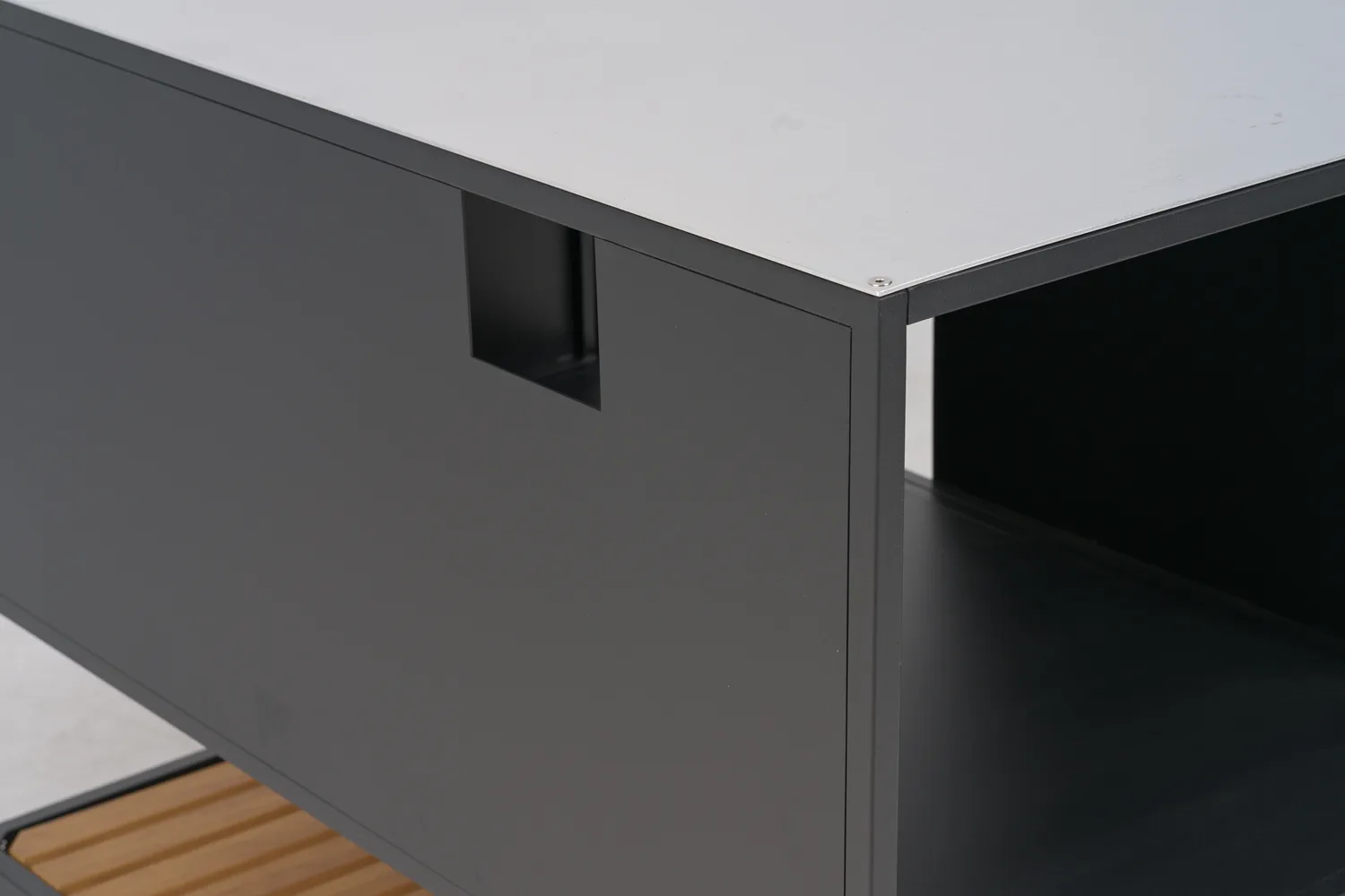 Prep アウトドアキッチン ベースキャビネット 110x90x70 cm, Black Brafab