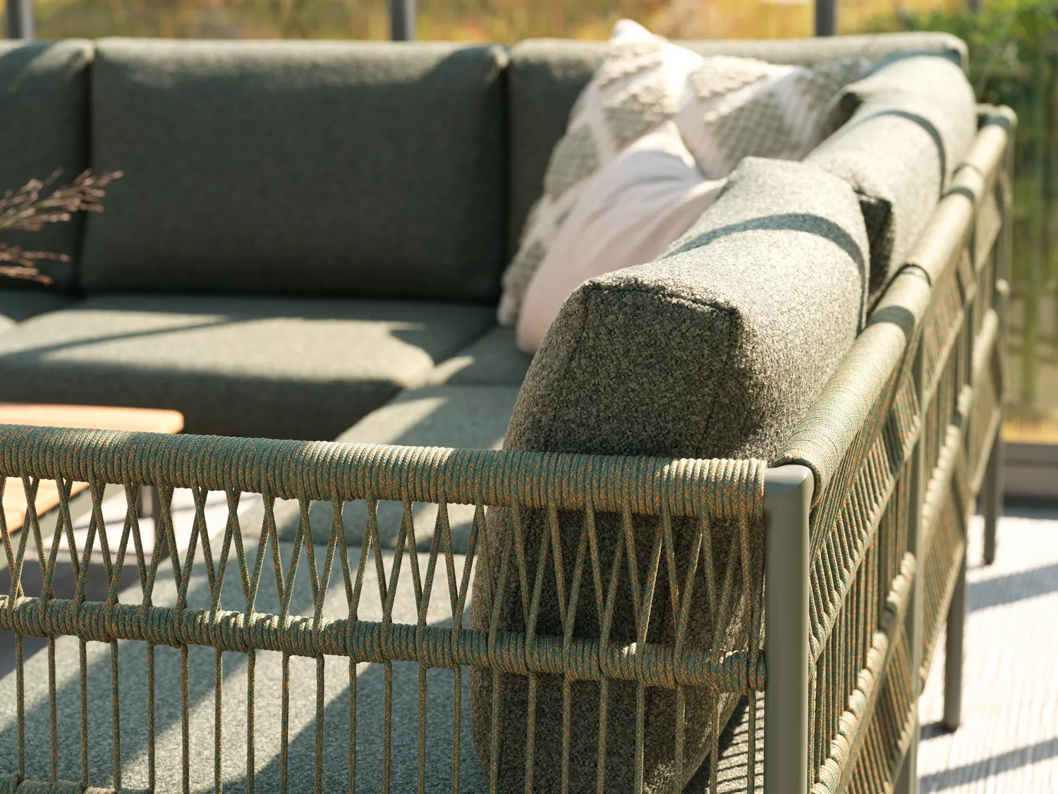 Reno ソファモジュール, Nordic green-raw avocado, middle unit Brafab