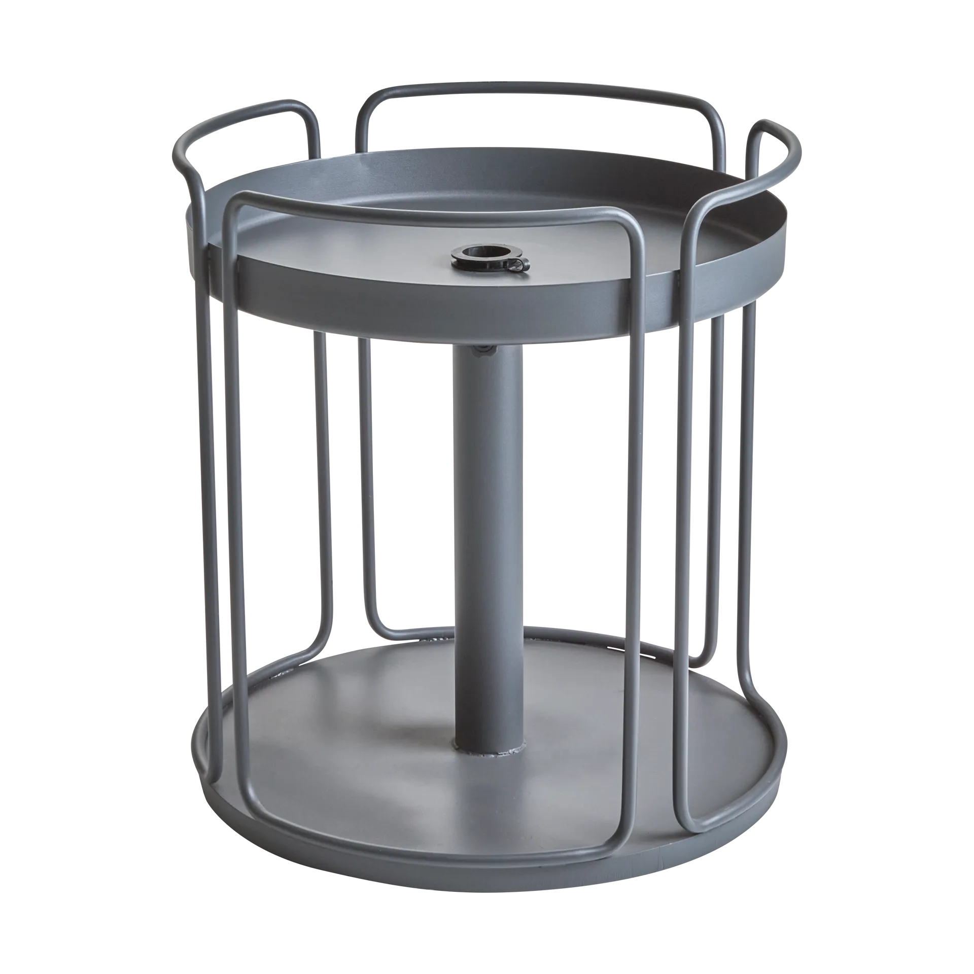 Shady サイドテーブル & パラソルベース, Anthracite Brafab