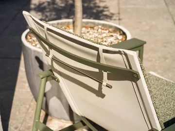 Soro ラウンジアームチェア - Nordic green-teddy verde - Brafab