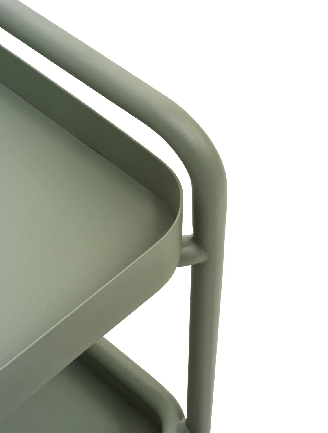 Trolley サービングカート 88x59 cm, Dusty green Brafab