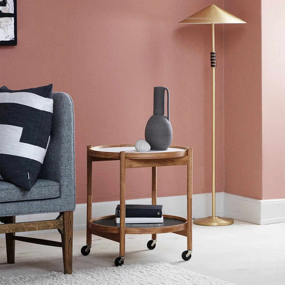 Bølling トレイテーブル モデル 50, Base, oiled walnut stand Brdr. Krüger