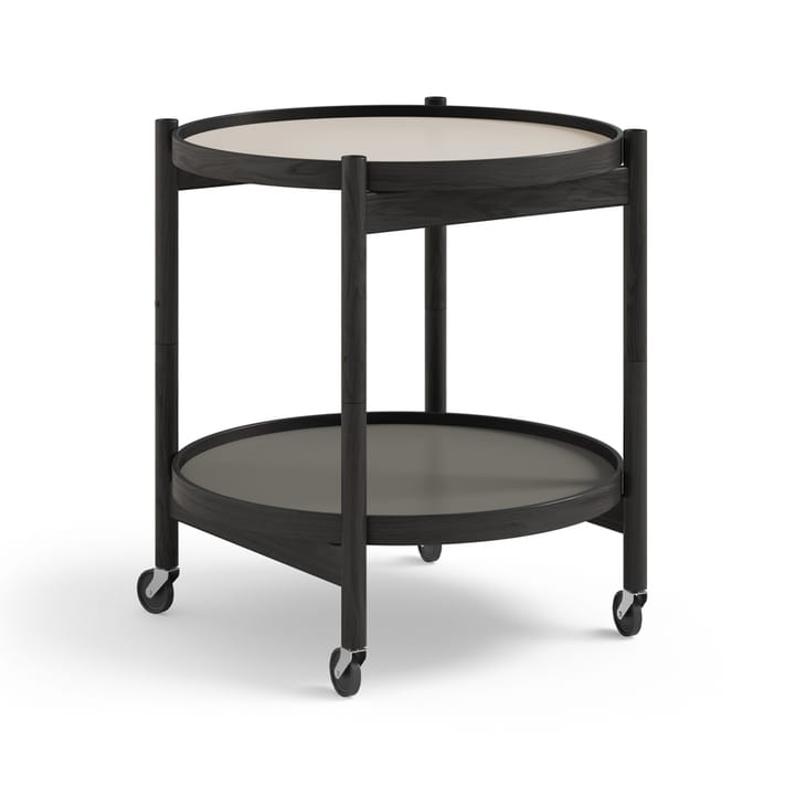 Bølling トレイテーブル �モデル 50 - Stone, black lacquered oak stand - Brdr. Krüger