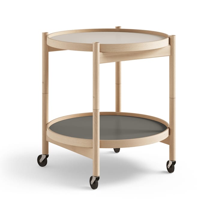 Bølling トレイテーブル モデル 50 - Stone, oiled beech stand - Brdr. Krüger