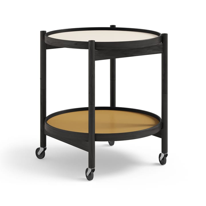 Bølling トレイテーブル ��モデル 50 - Sunny, black lacquered oak stand - Brdr. Krüger