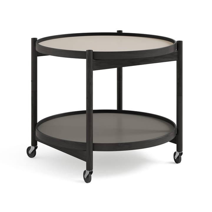 Bølling トレイテーブル モデル 60 - Stone, black lacquered oak stand - Brdr. Krüger