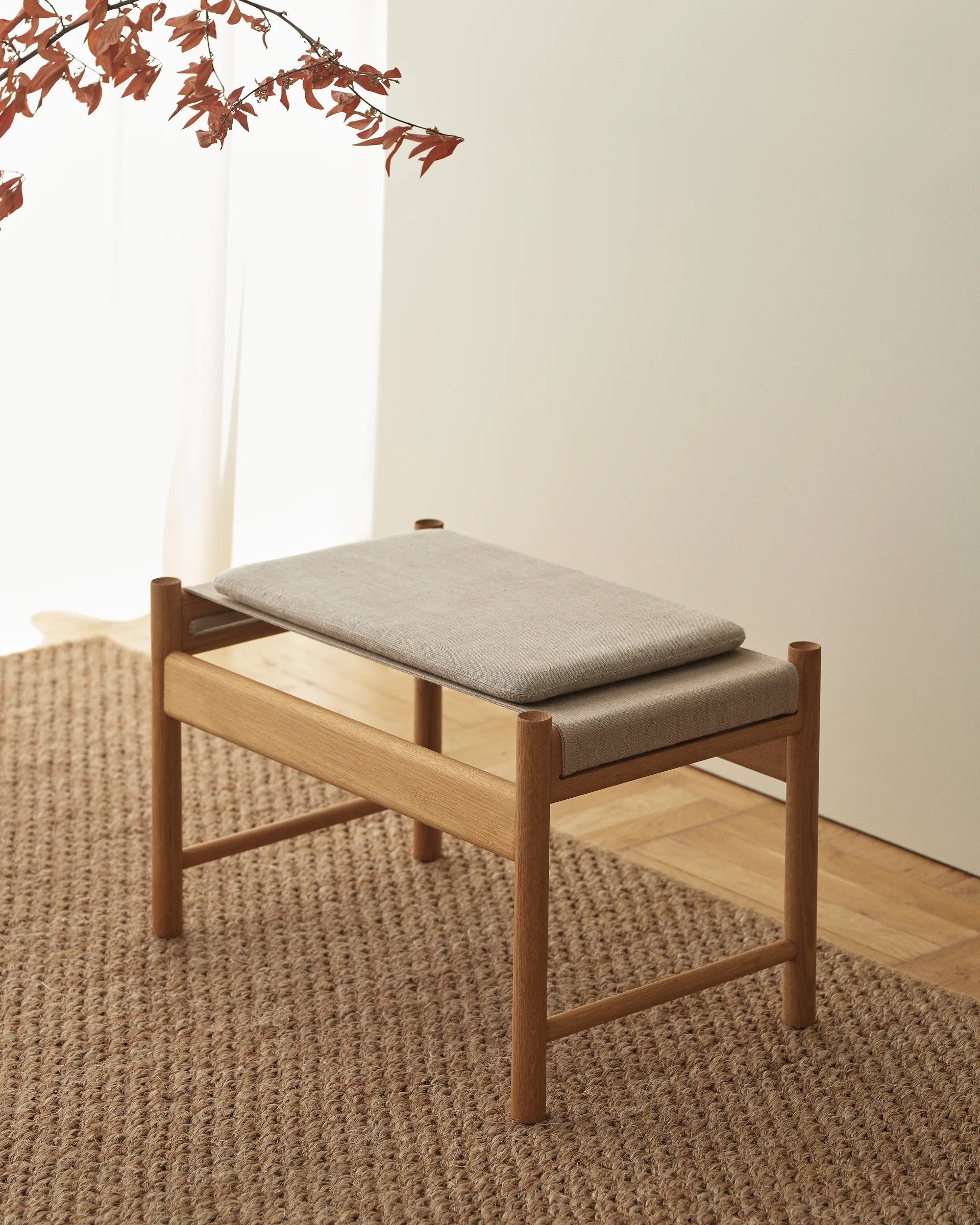 HB クッション 35x60 cm, Canvase nature Brdr. Krüger