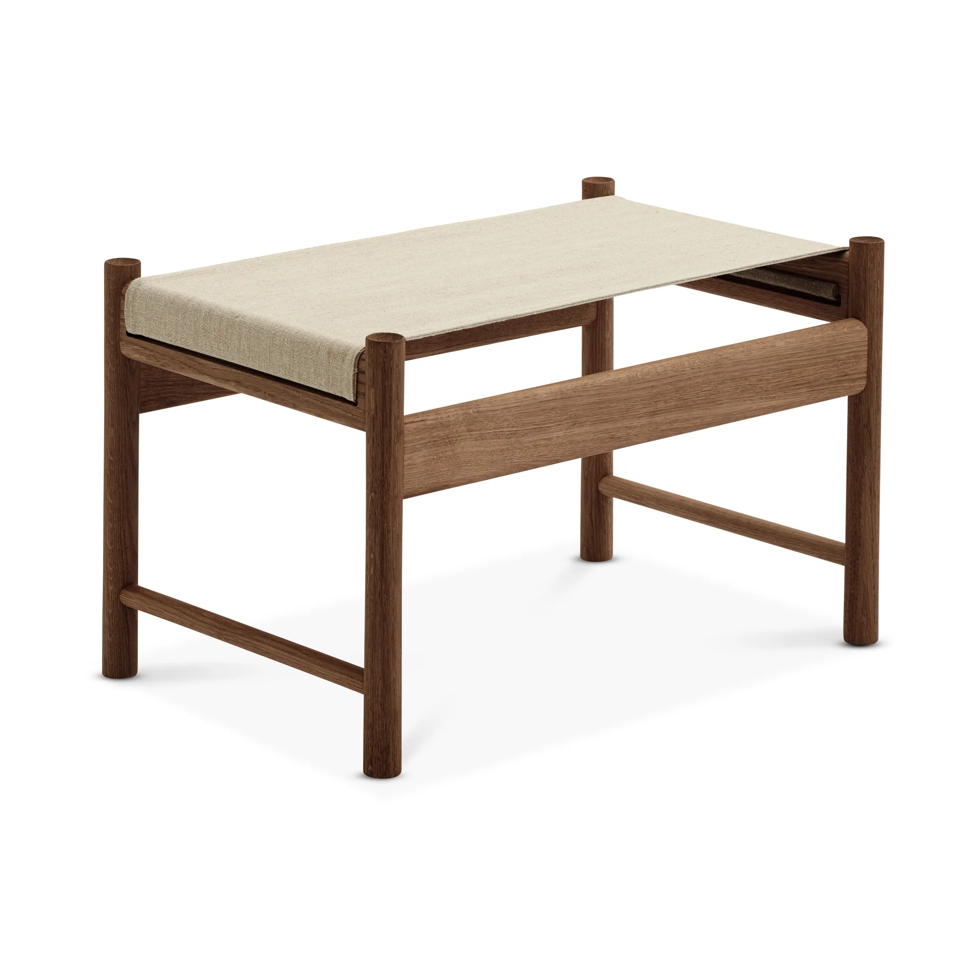 HB スツール, Smoke oiled oak-canvas Brdr. Krüger