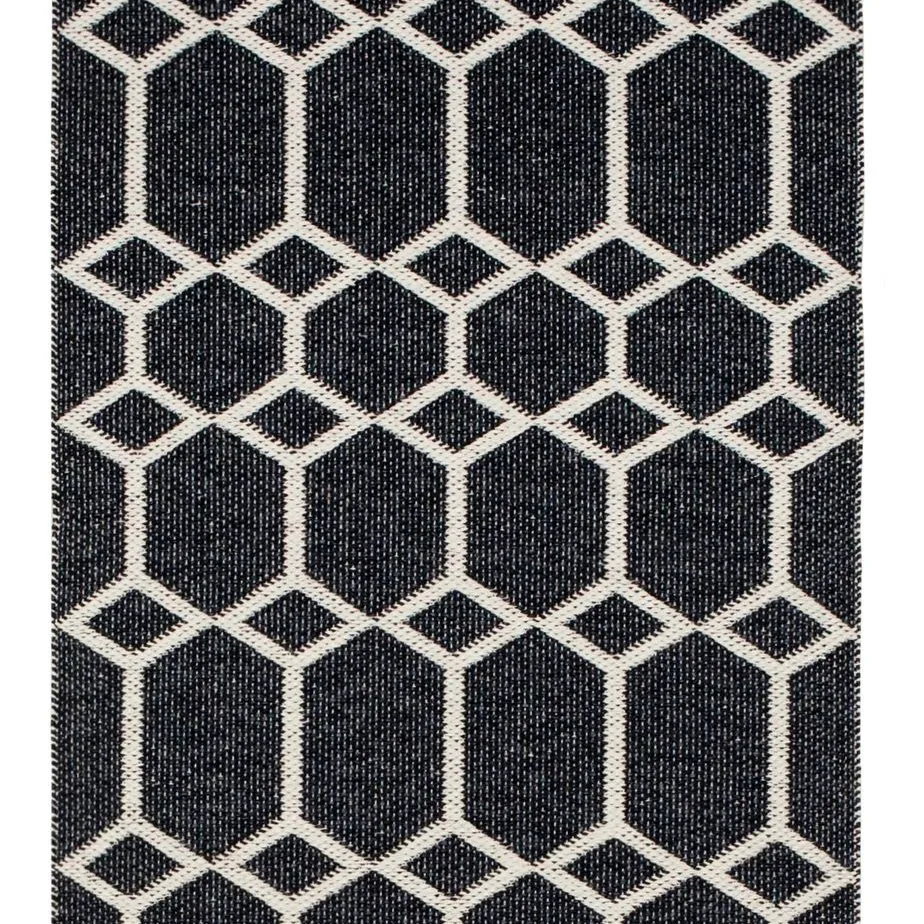 イングリッド ラグ ブラック, 70x250 cm Brita Sweden | ブリタ スウェーデン