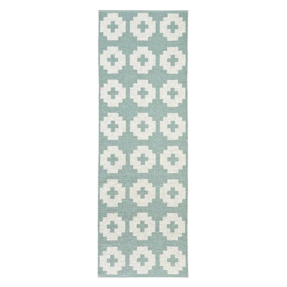 フラワー ラグ ラグーン, 70x300 cm Brita Sweden | ブリタ スウェーデン