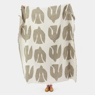 Early bird ウールブランケット 130x170 cm - Olive - Brita Sweden | ブリタ スウェーデン