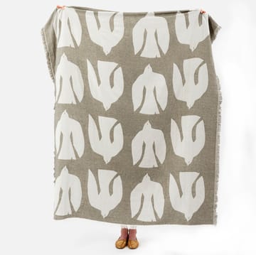 Early bird ウールブランケット 130x170 cm - Olive - Brita Sweden | ブリタ スウェーデン