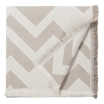 Florens コットン ブランケット - Greige (beige) - Brita Sweden | ブリタ スウェーデン