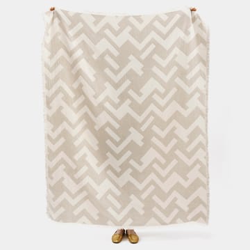 Florens コットン ブランケット - Greige (beige) - Brita Sweden | ブリタ スウェーデン