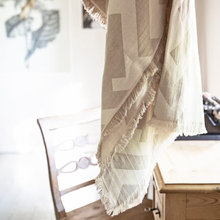 Florens コットン ブランケット, Greige (beige) Brita Sweden | ブリタ スウェーデン