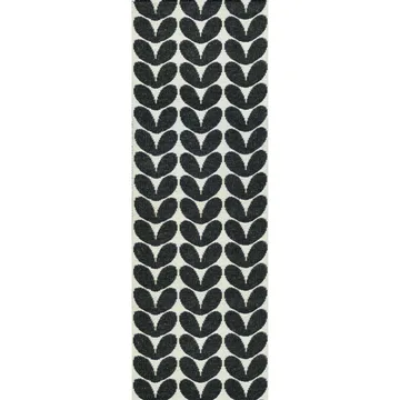 Karin ラグ ブラック - 70x150 cm - Brita Sweden | ブリタ スウェーデン