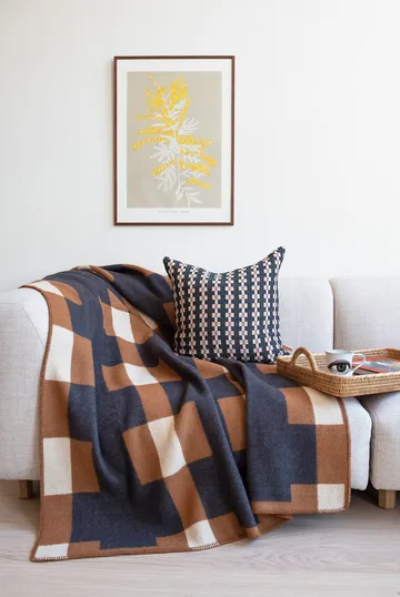Marta ブランケット - Brown, 180x130 cm - Brita Sweden | ブリタ スウェーデン