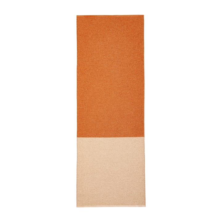 Moor ラグ  cream (cream white-terracotta) - 70x300 cm - Brita Sweden | ブリタ スウェーデン